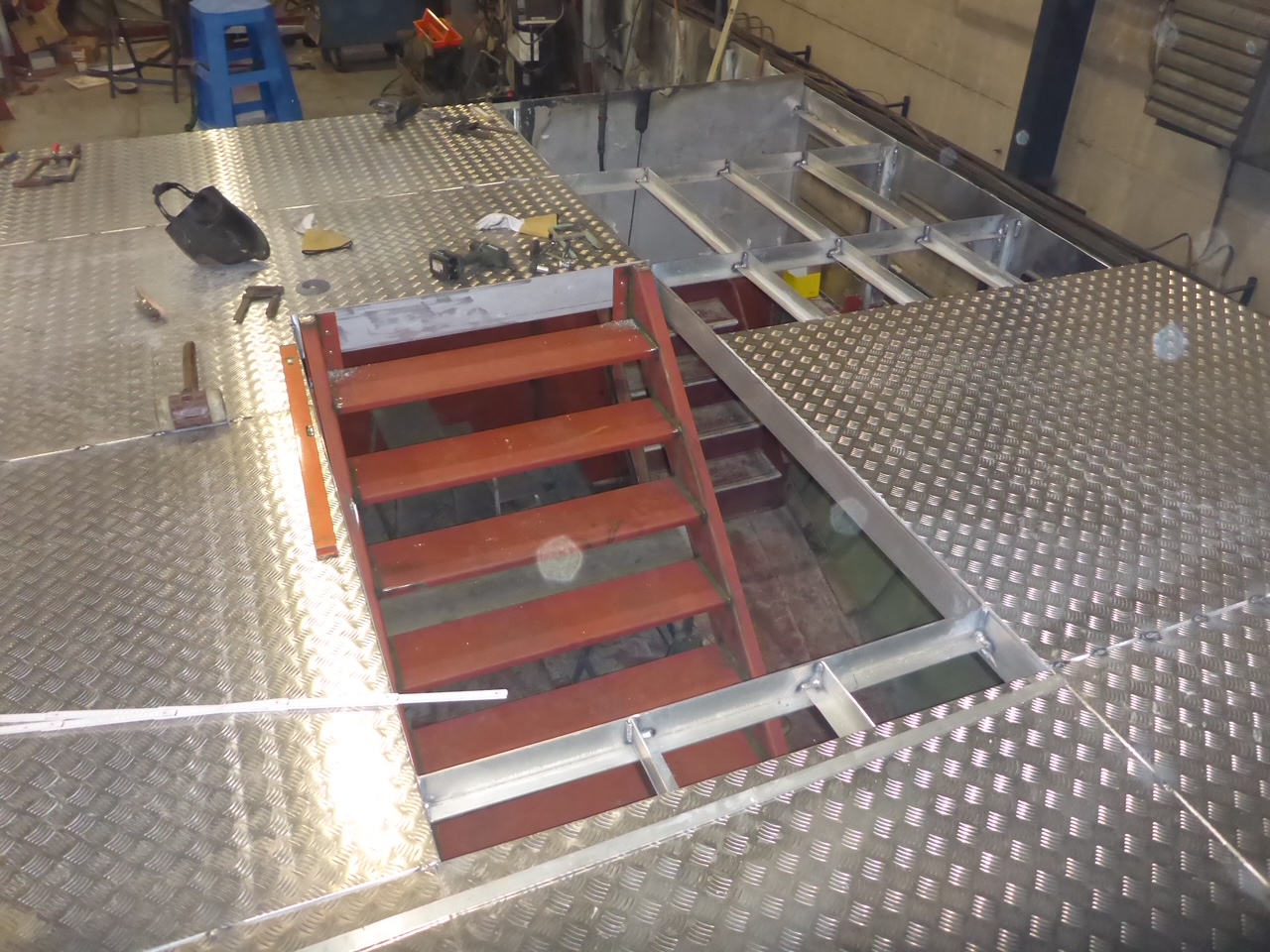 Abgang zum Unterdeck des Vorschiffs - Foto: Ralf Loerke